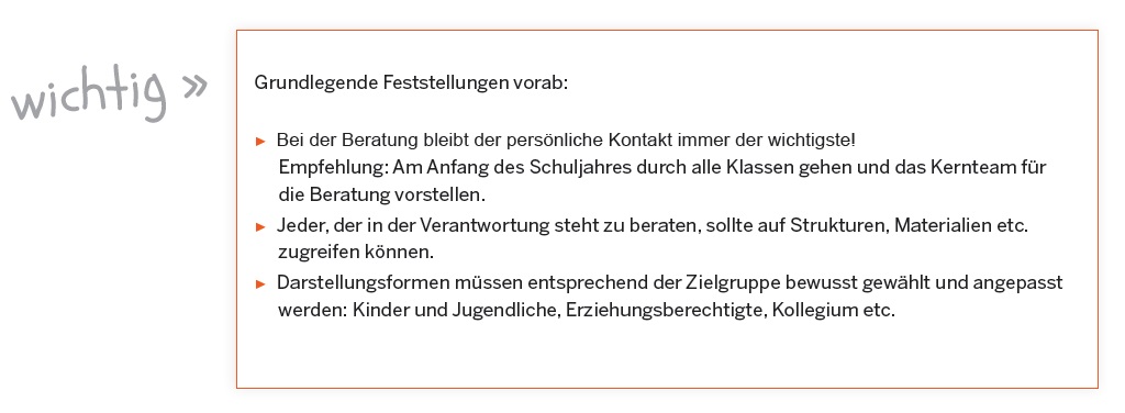 grundlegende Festlegungen Öffentlichkeitsarbeit